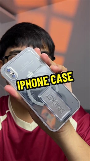iPhone X clear case with stand — simple elegant protection