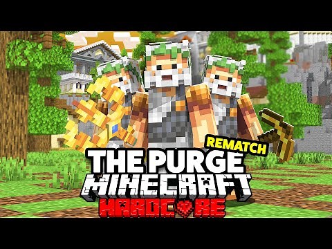 100 Players Simulate a Mythical Purge in Minecraft... REMATCH!