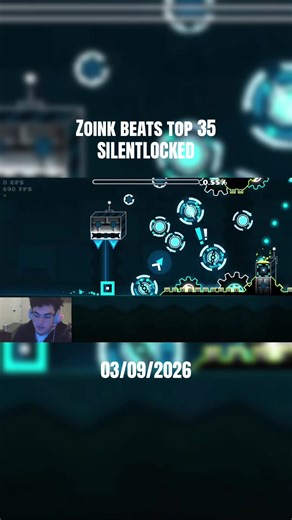 ZOINK beats silentlocked 100% #gdnews #gd #geometrydash #гд #геометридэш