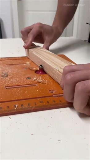 Precision Wood Routing with Template Guide for Clean and Accurate Cuts