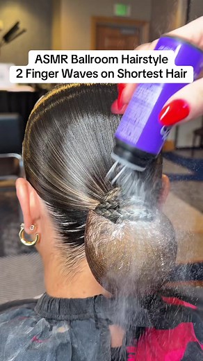 Ballroom Hairstyle Tutorial: 2 Finger Waves & Low Bun