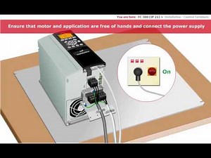 Inverter Danfoss, Lesson 02, FC300 IP21 - installation - Control and Programming