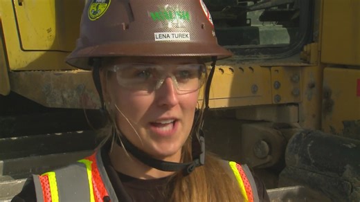 Heavy equipment industry sees rise in female operators like 'Teaspoon'