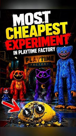 😮 | Did You Know The Most Cheapest Experiment in poppy playtime #poppyplaytime