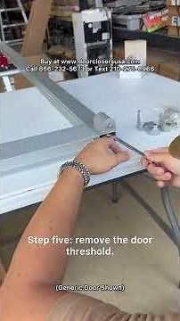 How to Replace a Tubelite Storefront Door Pivot Hinge 🚪🔧 | Step-by-Step Guide #shorts #diy #repair