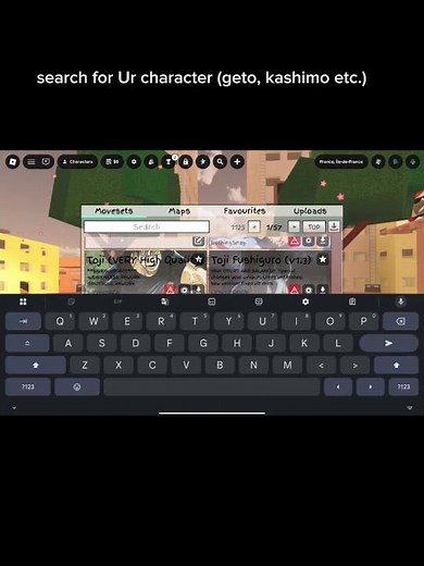 How to use custom workshop movesets jjs | #subscribe #fyp # #jujutsukaisen