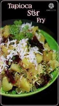 Tapioca Stir Fry l Gluten Free Tempered Tapioca l Kappa Stir Fry l Marigenasu Stir Fry #shorts