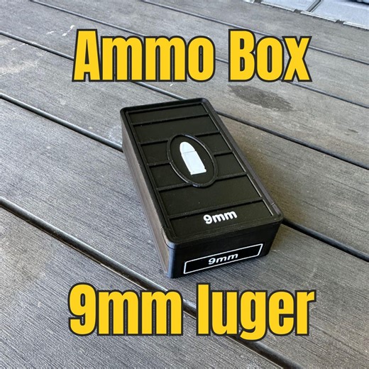 Quantity of 5 Ammo Storage Boxes for 9mm Luger Rounds, Ammunition Storage Boxes, Shooting Range, Hunting Gift, Gift for Guy, Husband Gift - Etsy