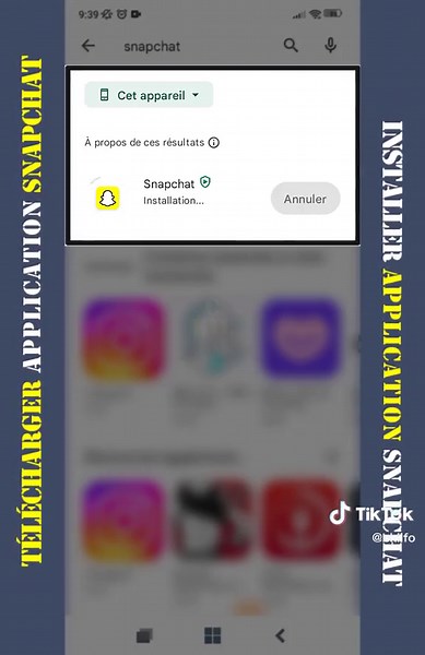 Telecharger Installer Application Snapchat