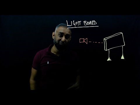 How to build a DIY light board!