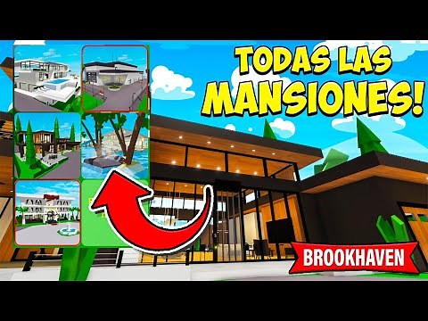 TODAS LAS MANSIONES de BROOKHAVEN en UN VÍDEO! ⭐🏡 - Roblox YoSoyLoki