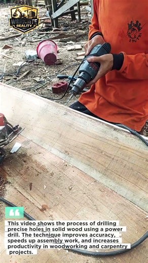 Precision Wood Drilling with Power Drill | Essential Carpentry Technique