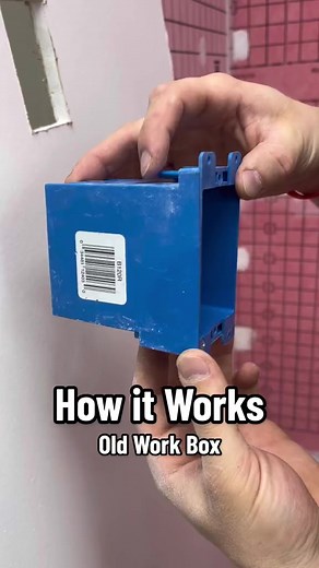 How it Works. old work boxes. They are perfect for adding switching and outlets after the house has already been finished. #diy #construction #realestate #home #homeowner #tutorial #tipsandtricks #tools #homerenovation #electrician #contractor | Tools Idea
