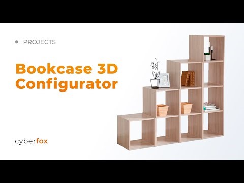 3D Web Configurator: Bookcases