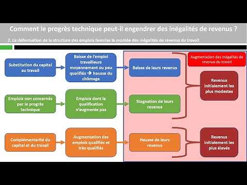 Comment le progrès technique peut-il engendrer des inégalités de revenus ?