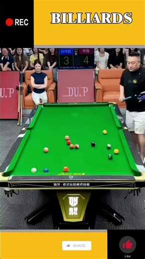 Unbelievable Billiards Shot #shorts #billiards #snooker #poolshots #cueball #8ballpool