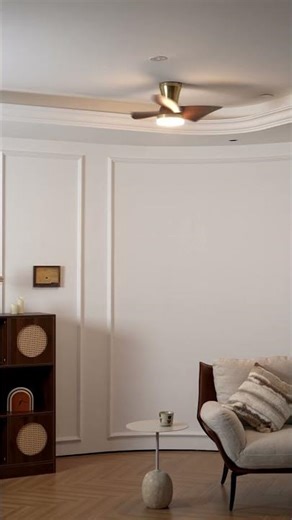 Breeze Lux Ceiling Fan Light – Smooth Airflow, Modern Ambient Glow