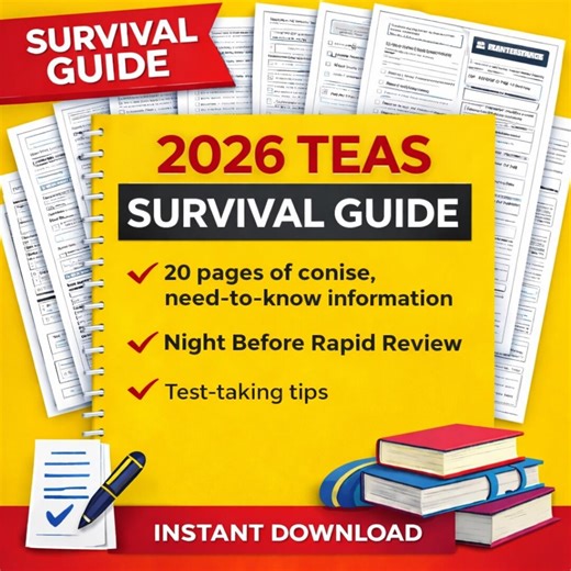 ATI TEAS 7 Study Guide 2026 With Rapid Review and Tips (instant Download) - Etsy