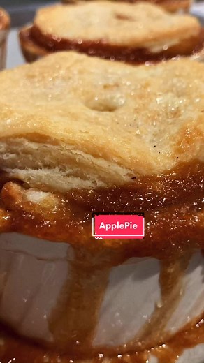 Individual apple pies #apple #applepie #dessert #foodislove #baking #falldesserts #recipe #pastry #chef