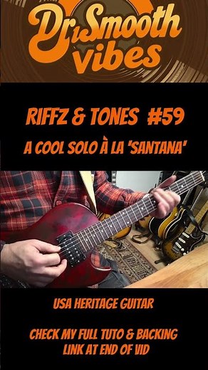 Riffz 'n Tones #59 - Carlos Santata style Lead - dorian tuto