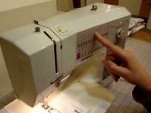 Bernina 1230 sewing demo