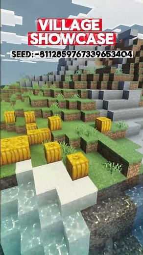 Massive Plains Village Seed Showcase – 28 Structures! 🏡🌾 | Minecraft Bedrock #mcpe #minecraft