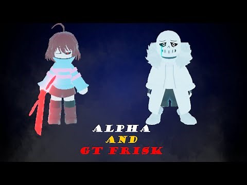 GT Frisk and Alpha Sans showcase | Undertale Ultimate Timeline | Roblox