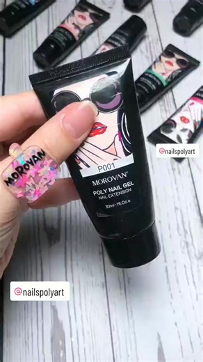 Color series butterfly sequins. #polygel #foryoupage #polygelnails #nailtutorial #polygelnail #nailvideos #diynails#nailextensiontip #polygelhack#nailhack #nails#nailsalon#nailart#naild~ #nailextension | Eshal Moreno
