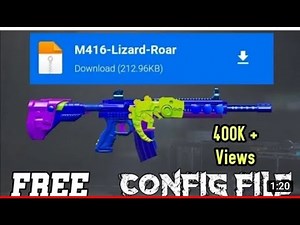 M416 Lizard Skin| Free Config File Skin M416 | Config File