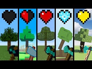 Minecraft With Different Hearts be like:
