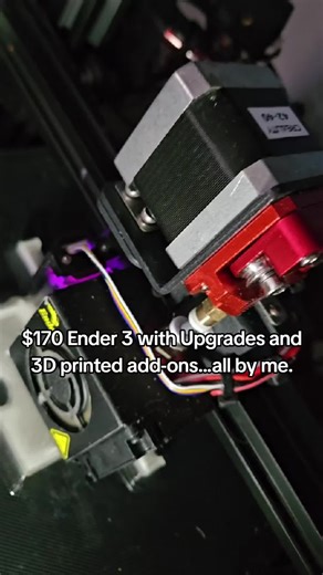 Base Creality Ender 3 upgraded. 3D printing clear covers for the Raspberry Pi 4 B and silent mainboard. Once I'm done I'll clean it. The printer has three cameras, silicone springs, a borosilicate bed, auto bed leveling, direct drive extrusion, dual Z-axis, a filament runout sensor, OctoPrint, and more. #3dprinting #3dprinter #creality #raspberrypi #octoprint