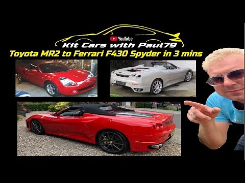 Toyota MR2 to Ferrari F430 Spyder in under 3 minutes!