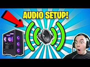 How To Set up Gaming Audio Best settings PC WARZONE FORNITE BATTLEFIELD!