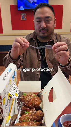 No Glove No Love: Finger Protection for Korean Fried Chicken
