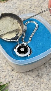 AirTag Metal Keychain #EDCTools #MetalCraft #KeychainDesign | BigTasty Animations