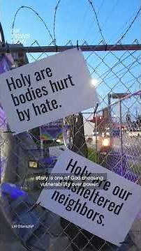 Dallas church’s nativity evokes immigration detention centers, homelessness