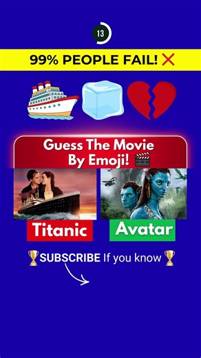 Guess the Movie by Emoji! 🚢🧊💔 #shorts