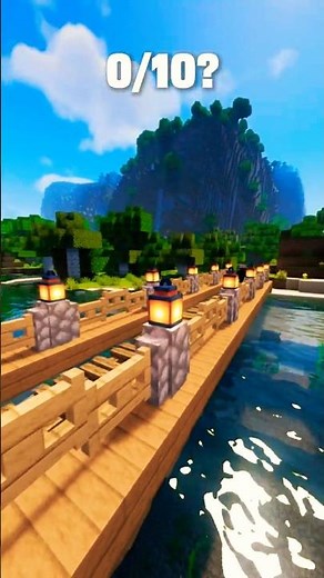 Minecraft Easy Bridge 🌿 #shorts #minecraft