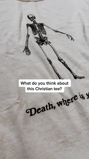 Death where is your sting? 💀 #christiantiktok #christian #jesus #amen