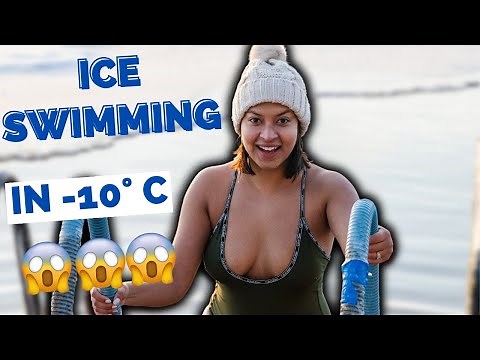 We Tried Ice Swimming for the First Time! (-10°C)