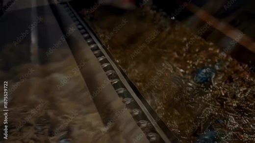 Efficient waste management and recycling solutions. This video highlights innovative waste management techniques, showcasing how modern technology is used to recycle materials and promote sustainabili