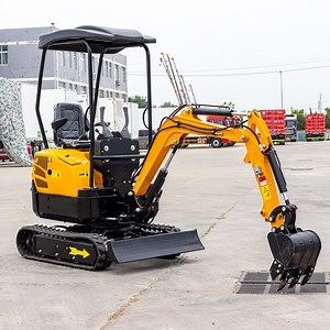 [Hot Item] Used Mini Excavators 50% off, Like New Condition Durable Mini Excavator Swing Arm Digger Small Excavator
