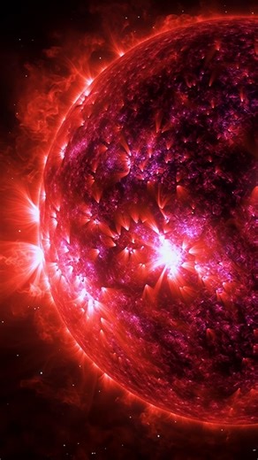 A Star Being Eaten From The Inside Out