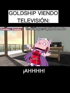 Goldship watching TV 📺🐴