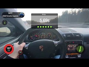 Porsche Cayenne Turbo stage2 acceleration