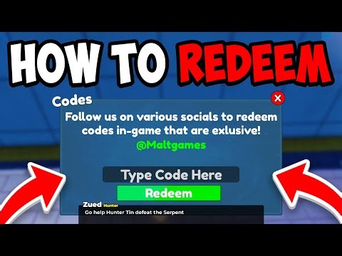 How To REDEEM CODES in Solo Hunters! (How To Use Codes) Roblox