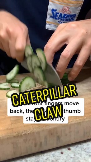 Mastering Knife Skills: Caterpillar Claw Method Explained