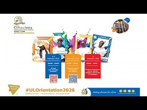 University of Limpopo 2026 Online Orientation for First-Entering Students | Day 1 of 3