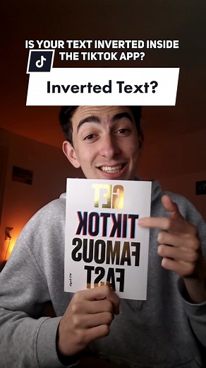 How to Fix Inverted Text in TikTok Videos