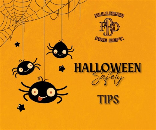 🎃 Halloween Safety Tips! 👻 Keep your spooky celebrations safe and fun with these quick Halloween safety tips: Light the Night: Make sure costumes are visible in the dark—add reflective tape or glow sticks for extra safety! Trick-or-Treat Smart: Always travel in groups, stick to well-lit areas, and check treats before eating. Pet Safety: Keep pets indoors and away from the door to prevent escapes and stress from trick-or-treaters . Fire Safety: Use battery-operated candles in pumpkins instead o